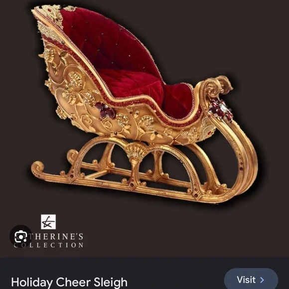 Katherine’s Collection “Holiday Cheer Sleigh”